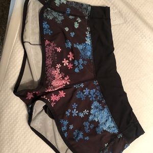 Lululemon blossom print shorts